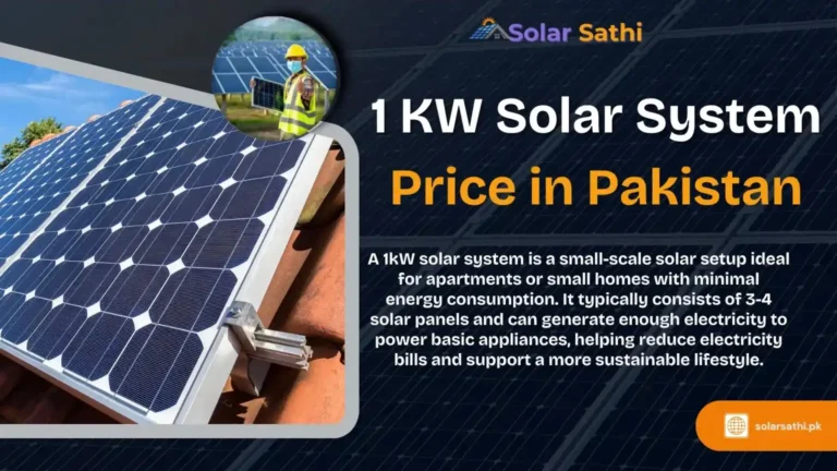 1kW solar panel system on a rooftop, delivering efficient, renewable energy for home use.