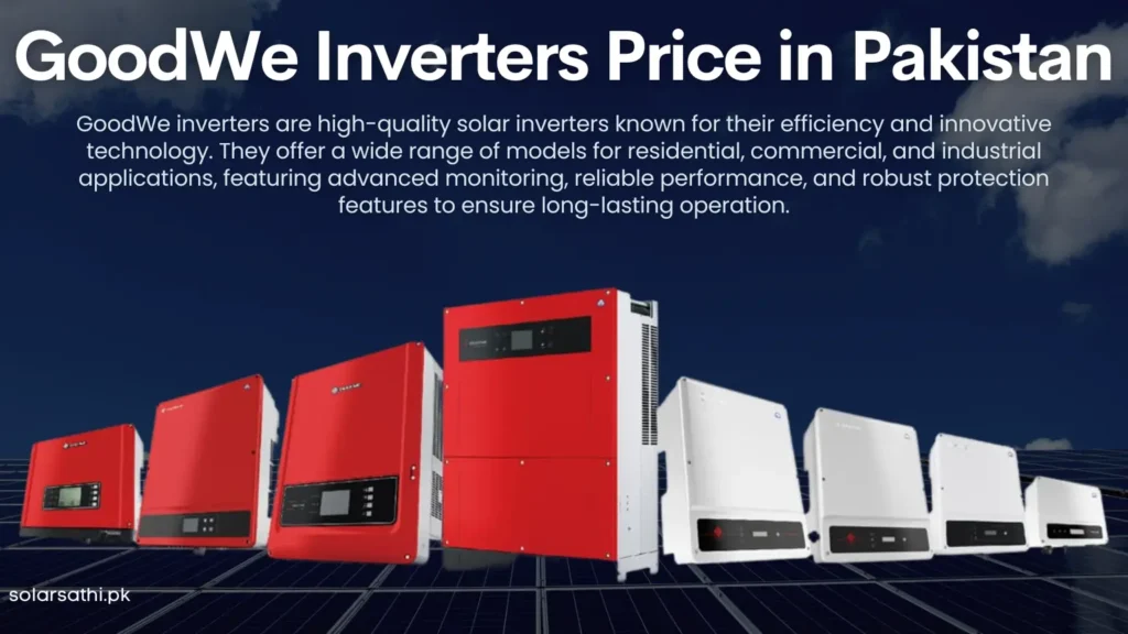 Feature image of GoodWe solar inverters, showcasing their robust design, smart monitoring features, and performance in optimizing solar energy conversion.