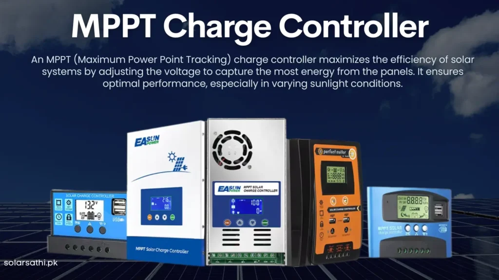 Feature image of MPPT charge controller, showcasing its advanced technology for maximizing solar energy efficiency and optimal battery charging.