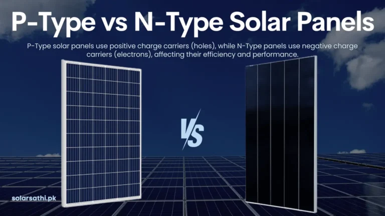 Feature image comparing P-Type and N-Type solar panels, showcasing key differences.
