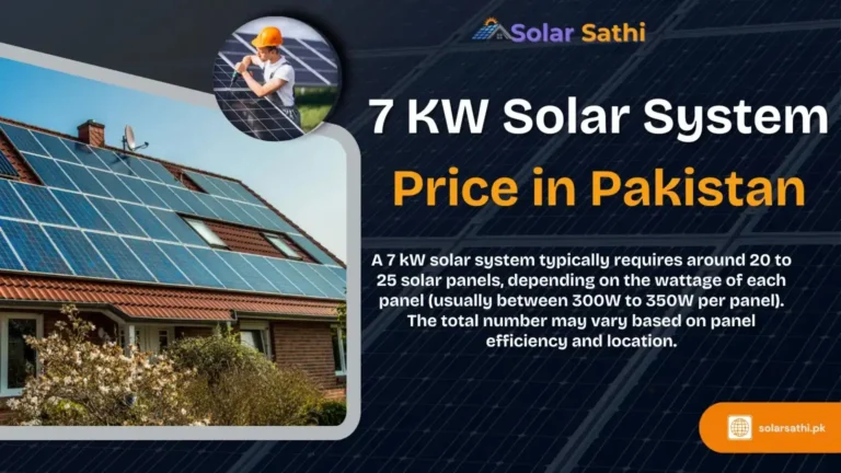 A 7 kW solar system with high-efficiency panels, perfect for medium to large homes or businesses, providing sustainable energy and substantial cost savings.